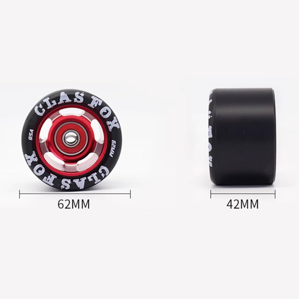 Amazon | ローラースケートホイール 95A 8個パック ベアリング